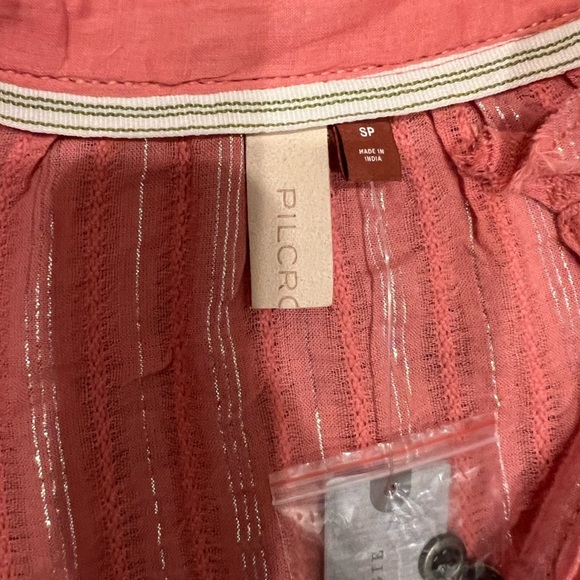 Anthropologie Pilcro oversized Boho Cottage blouse - Picture 9 of 14